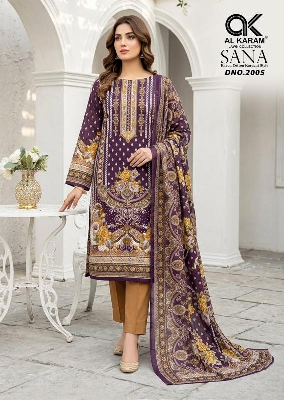 Alkaram sana vol- 2 kurti in wholesale